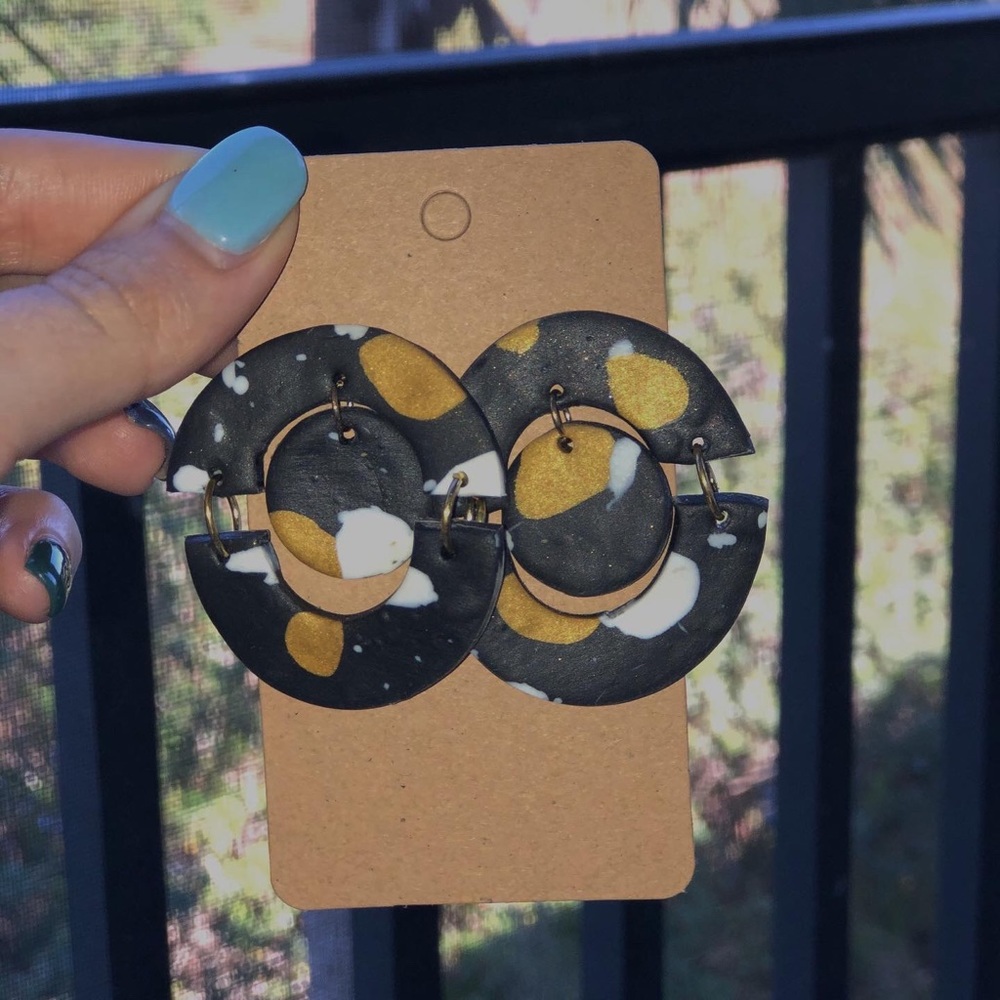 Clay earrings